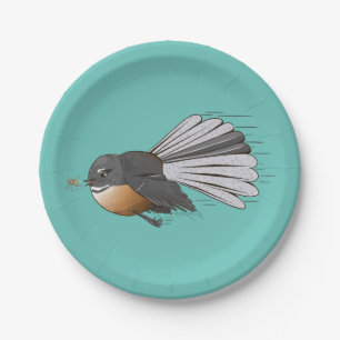 Fantail Piwakawaka Papieren Bordje