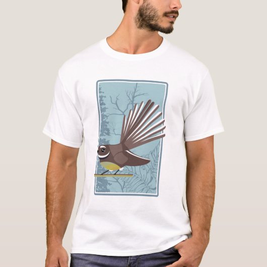 Fantail Piwakwaka T-shirt (Voorkant)