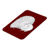 Fantail: wit magneet (Linkerzijde)