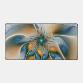 Fantaisie Abstraite et Fractale en Bleu (Recto)