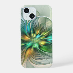 Fantaisie Abstraite Moderne Fleur Fractale Colorée