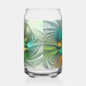 Fantaisie Abstraite Moderne Fleur Fractale Colorée (Droite)