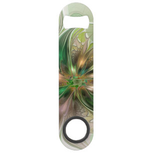 Fantaisie Abstraite Moderne Fleur Fractale Colorée