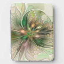 Fantaisie Abstraite Moderne Fleur Fractale Colorée