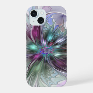 Fantaisie Abstraite Moderne Fleur Fractale Colorée