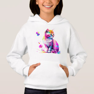 Fantaisie Arc-en-Ciel : Chatons en Fleurs