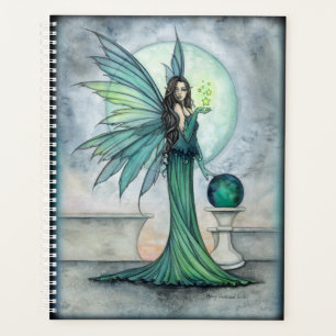 Fantaisie artistique de fée indigo et jade