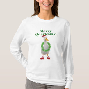 Fantaisie Canard Noël Joyeux Quackmas T-shirt