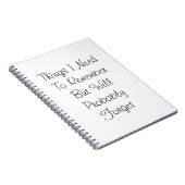 Fantaisie Carnet (Côté Droit)