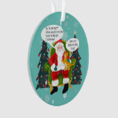 Fantaisie Chat Jaune Visite Père Noël Custom Chris (devant)