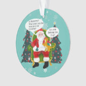 Fantaisie Chat Jaune Visite Père Noël Custom Chris (devant)