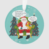 Fantaisie Chat Jaune Visite Père Noël Custom Chris (devant)