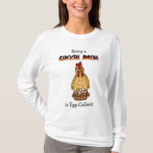 Fantaisie Chicken Maman Humour T-shirt (Devant)
