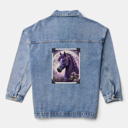 Fantaisie de Lune Cheval Violet, (Verso)