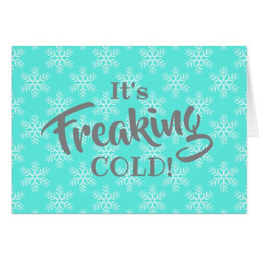 Fantaisie de Noël Joyeux Froid (Devant horizontal)