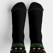 Fantaisie de Noël Joyeux Slothmas Drôle Chaussette (Haut)