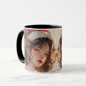 Fantaisie de Noël : Mug Deux Tons pour Romance des (Devant gauche)