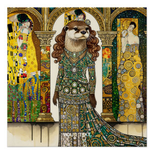 Fantaisie Déco Artistique de Loutre Mignonne
