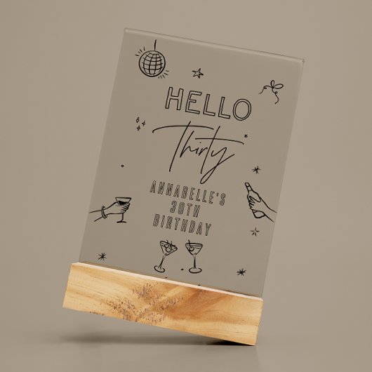 fantaisie dessinée à la main à la fête des boisson