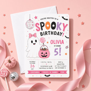 Fantaisie Fantomatique Invitation Enfants Personna
