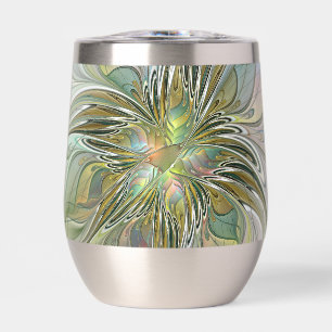 Fantaisie florale Art fractal moderne Fleur avec o