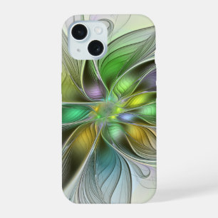 Fantaisie florale colorée abstraite moderne fracta
