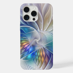Fantaisie florale, fleur fractale abstraite coloré