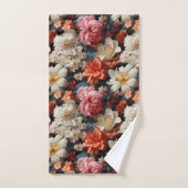 Fantaisie florale glorieuse (Serviette à main)