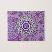 Fantaisie Mehndi Argent Puzzle (Horizontal)