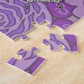 Fantaisie Mehndi Argent Puzzle (Côté)