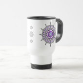 Fantaisie Mehndi Tasse Argentée (Devant droit)