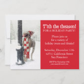 Fantaisie noël Invitation de pôle (Devant)