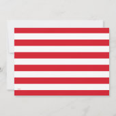 Fantaisie noël Invitation de pôle (Dos)