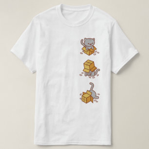 Fantaisie T-Shirt de chat - Amour De La Boîte