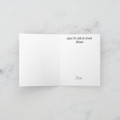 Fantaisie tranche de Pizza carte de Noël (Intérieur)