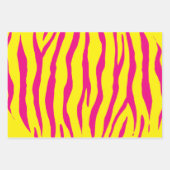 Fantaisie zèbre rayé Noël Enveloppement Feuilles p (Devant)