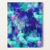 fantaisies bleues à l'aquarelle : (Dos)