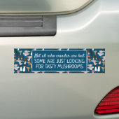 Fantasemmer Hunter Fun Fungi Fungi Bumpersticker (Op auto)