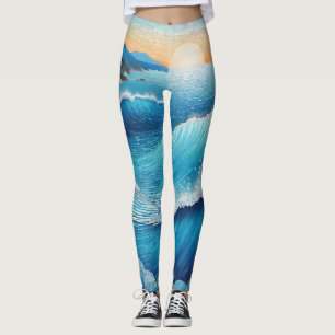 Fantasia Waters Zeegezicht Leggings