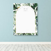 Fantasiaans modern guestbook-alternatief canvas afdruk (Insitu (Houten vloer))