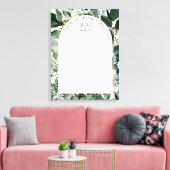 Fantasiaans modern guestbook-alternatief canvas afdruk (Insitu (Woonkamer))