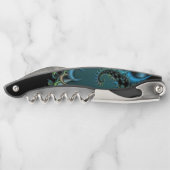 Fantasie Abstract Tentakel Fractal Design Kurkentrekker (Achterkant)