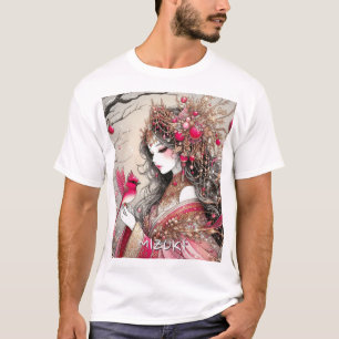 Fantasie Anime Manga Meisje Mizuki Tshirt Custom