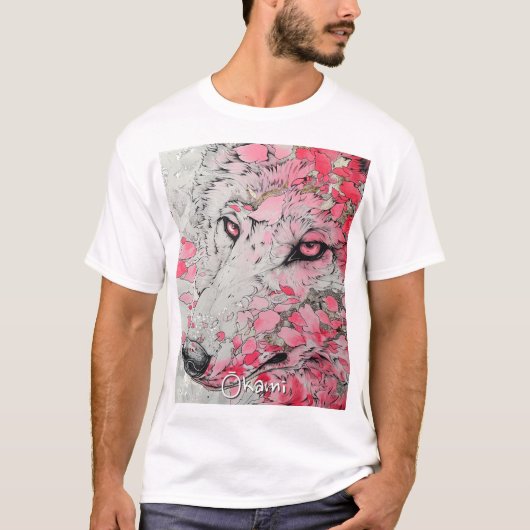 Fantasie Anime Manga Wolfe Ōkami Tshirt Custom (Voorkant)