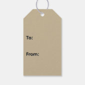 Fantasie Antieke Draken Cadeaulabel (Achterkant)