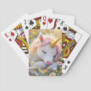 Fantasie Baby Eenhoorn Bloemen Pokerkaarten