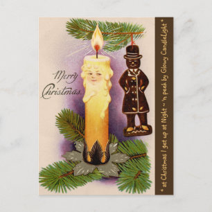  FANTASIE "BABY FACE CANDLE" ORNAMENT FEESTDAGENKAART
