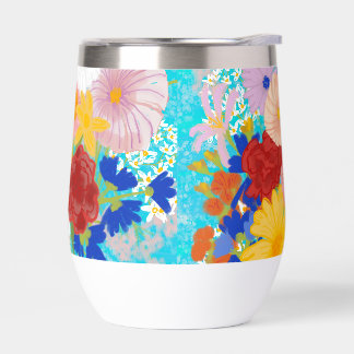Fantasie bloemgeïsoleerde Tumbler