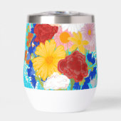 Fantasie bloemgeïsoleerde Tumbler (Voorkant)