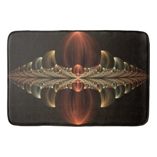 Fantasie Bouw Glanzende Abstracte Fractal Art Badmat